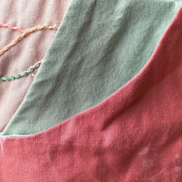 Handcrafted Quilted & Embroidered Floral Kimono Jacket – One Size - Picture 15 of 16